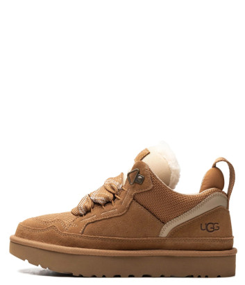 Замшевые кроссовки на меху UGG Lowmel 1144032 рыжие