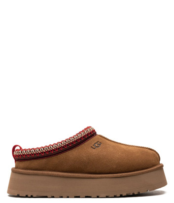 Тапочки на платформі UGG Tazz II 1174471 з плетеною обробкою руді
