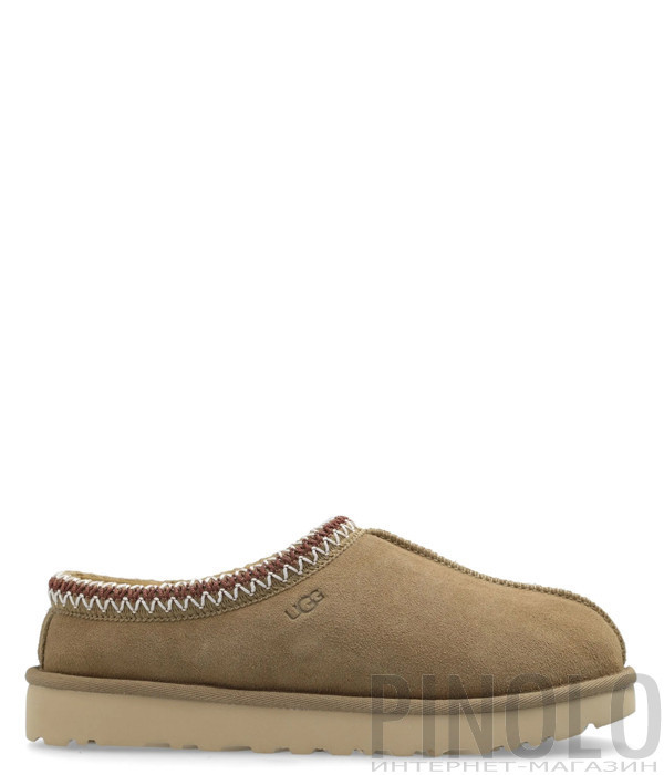 Жіночі тапочки UGG Tazz Antilope 51000А06-D з плетеним оздобленням бежеві