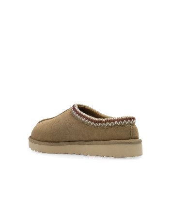 Женские тапочки UGG Tazz Antilope 51000А06-D с плетеной отделкой бежевые
