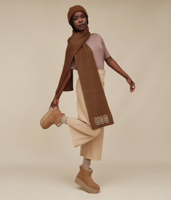 Ботинки на платформе UGG Classic Mini Platform 1134991 рыжие