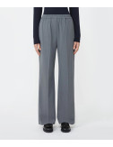 Длинные брюки WEEKEND Max Mara Petra прямого кроя серые