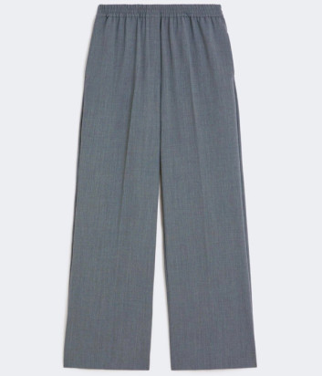 Длинные брюки WEEKEND Max Mara Petra прямого кроя серые