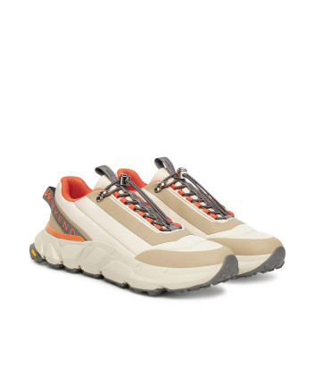Кроссовки с эластичными шнурками на завязках WEEKEND Max Mara Tandem бежевые