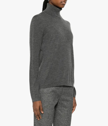 Гольф из шерсти и кашемира MAX MARA Adria серый
