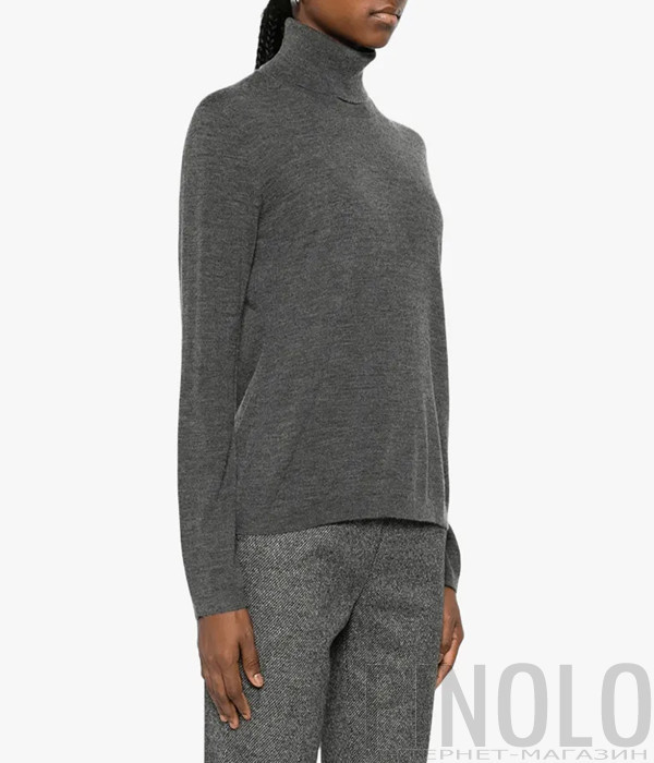 Гольф из шерсти и кашемира MAX MARA Adria серый