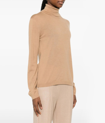 Гольф из шерсти и кашемира MAX MARA Adria бежевый