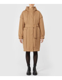 Утепленная куртка с капюшоном MAX MARA Fez карамельная