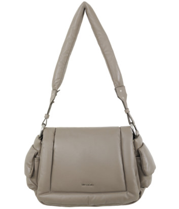 Кожаная сумка через плечо VIC MATIE 1H0644T серая