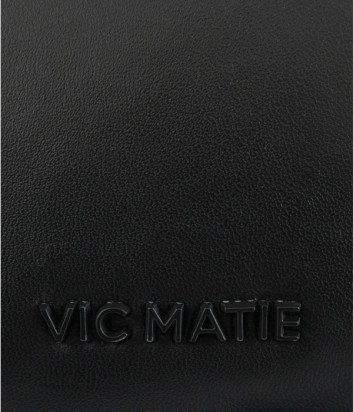 Кожаная сумка через плечо VIC MATIE 1H0644T черная