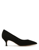 Туфли лодочки CASADEI 1F993J0501 из натуральной замши черные