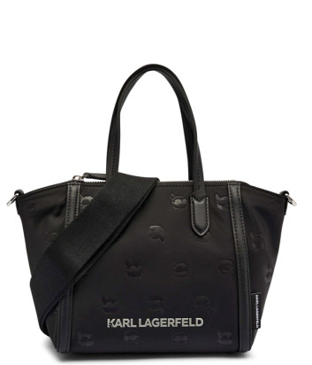 Сумка-тоут среднего размера KARL LAGERFELD A3W30119 черная