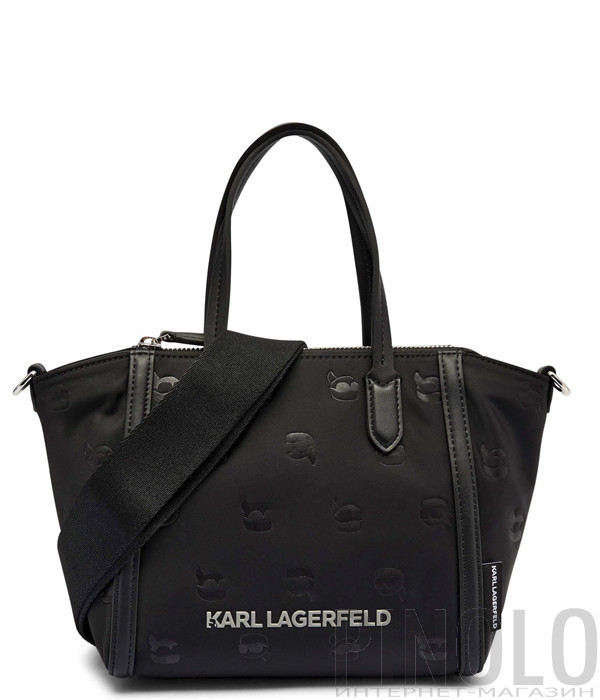 Сумка-тоут середнього розміру KARL LAGERFELD A3W30119 чорна