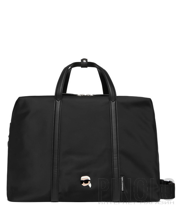 Велика сумка з тканини KARL LAGERFELD A4W30249 чорна