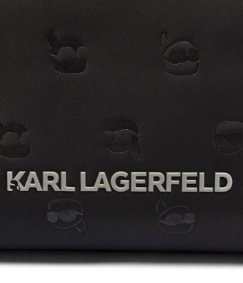 Сумка-тоут среднего размера KARL LAGERFELD A3W30119 черная