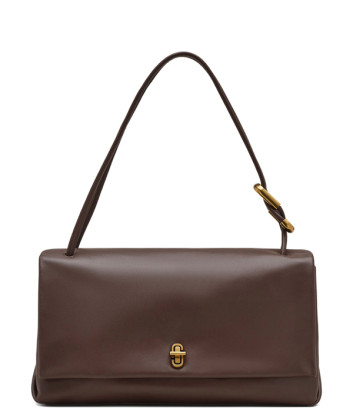 Кожаная сумка MARC JACOBS The Large Dual Bag 2F4HSH011H04 шоколадная