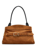 Замшевая сумка MARC JACOBS The Suede Dakota Satchel 2F5HSC009H01 рыжая