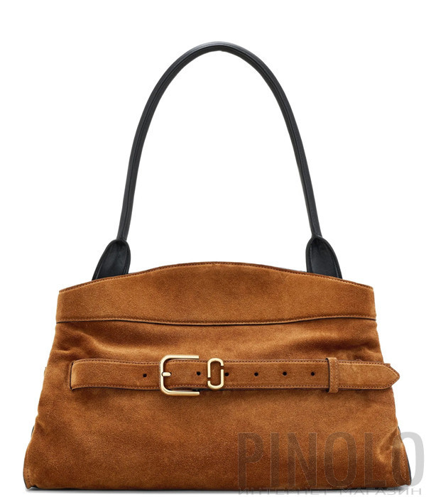 Замшевая сумка MARC JACOBS The Suede Dakota Satchel 2F5HSC009H01 рыжая