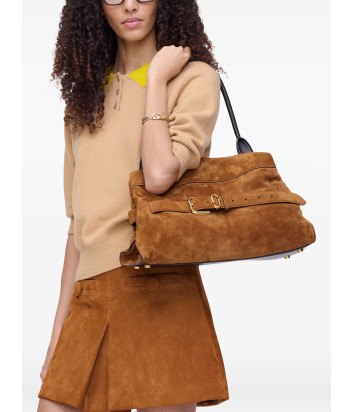 Замшевая сумка MARC JACOBS The Suede Dakota Satchel 2F5HSC009H01 рыжая