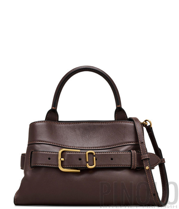Шкіряна сумка MARC JACOBS The Dakota Small Satchel 2R5HSC012H01 шоколадна