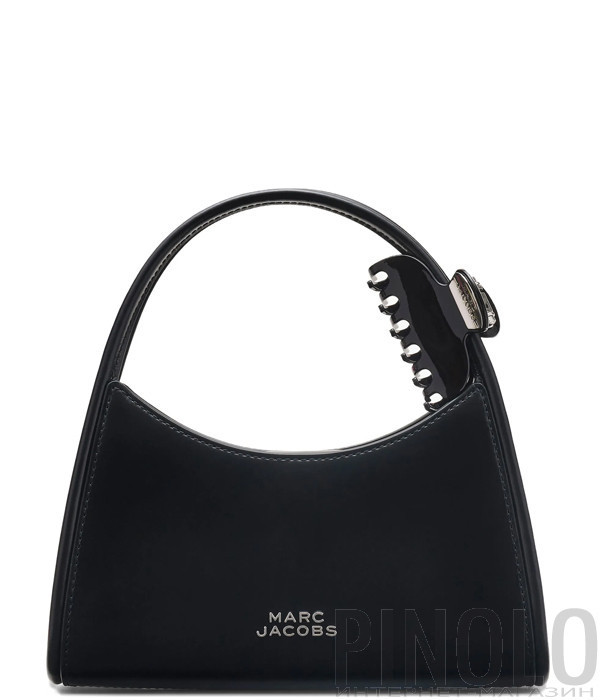 Кожаная сумка через плечо MARC JACOBS The Glam Claw Clip 2P5HCR010H02 черная