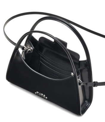 Кожаная сумка через плечо MARC JACOBS The Glam Claw Clip 2P5HCR010H02 черная