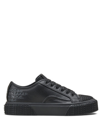 Кожаные кеды MARC JACOBS The Leather 2R4FSN001F17 черные