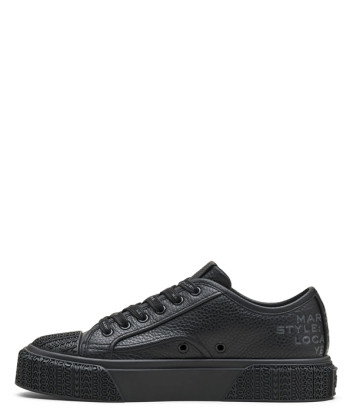 Кожаные кеды MARC JACOBS The Leather 2R4FSN001F17 черные