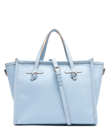Сумка GIANNI CHIARINI Miss Marcella BS 9352 из плотной зернистой кожи голубая