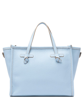 Сумка GIANNI CHIARINI Miss Marcella BS 9352 из плотной зернистой кожи голубая
