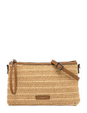 Клатч із рафії з ефектом соломи GIANNI CHIARINI MARCELLA CLUTCH 10865 бежевий