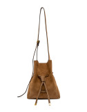 Сумка через плече GIANNI CHIARINI SIENNA 11786 з м'якої замші карамельна