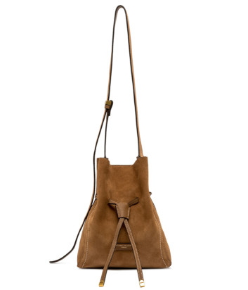 Сумка через плече GIANNI CHIARINI SIENNA 11786 з м'якої замші карамельна