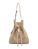 Містка сумка GIANNI CHIARINI SIENNA 11787 з м'якої замші бежева