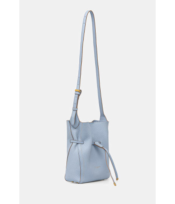 Сумка через плечо GIANNI CHIARINI SIENNA 11786 из зернистой кожи голубая