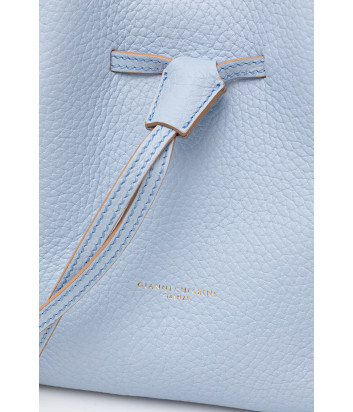 Сумка через плечо GIANNI CHIARINI SIENNA 11786 из зернистой кожи голубая