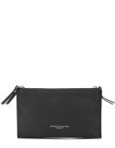 Компактная кожаная сумка GIANNI CHIARINI LUCILLE 11810 на три отделения черная