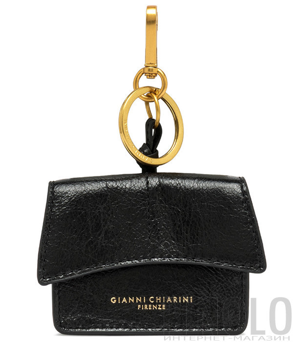 Брелок на сумку або рюкзак GIANNI CHIARINI CHARM AIRPODS02 чохол для AirPods чорний