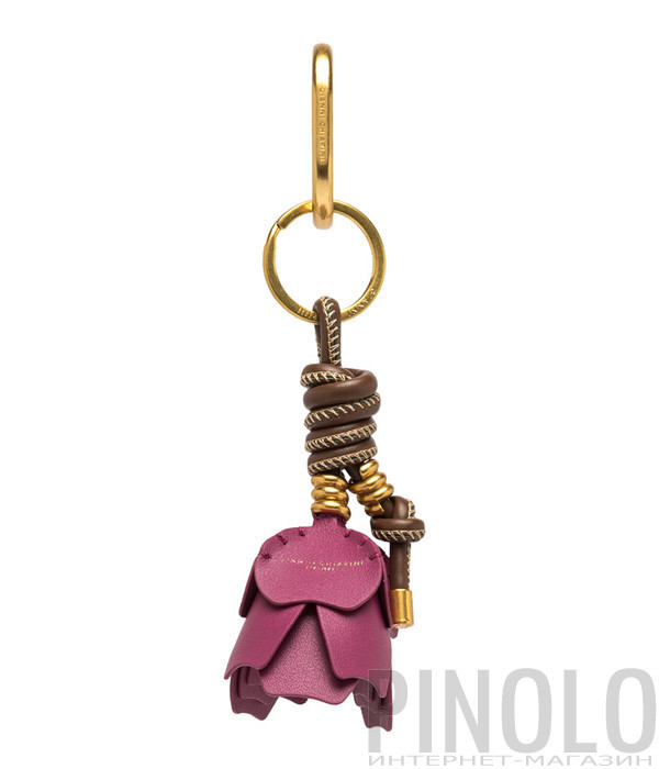 Брелок на сумку або рюкзак GIANNI CHIARINI CHARM DESERT FLOWER 02 у вигляді квітки фуксія