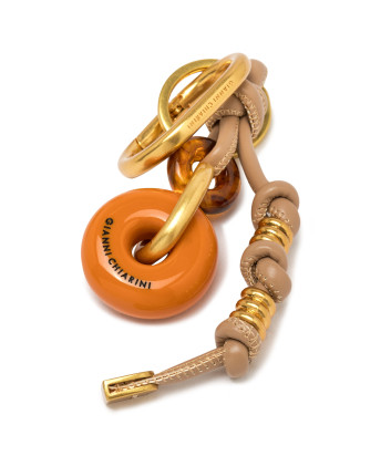 Брелок на сумку или рюкзак GIANNI CHIARINI CHARM RESIN DONUT 08 в виде доната