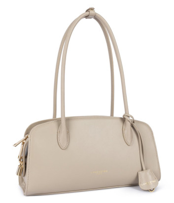 Сумка из гладкой кожи LANCASTER Mademoiselle Bonnie 572-130 бежевая