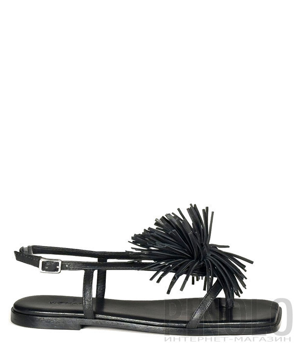 Кожаные сандалии VIC MATIE 1K5200D черные