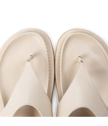 Кожаные сандалии VIC MATIE 1K5302D молочные