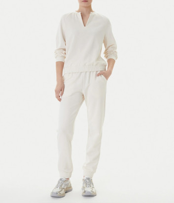 Спортивный костюм EA7 Emporio Armani 7W000976 AF12501 стандартный крой бежевый