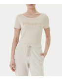 Футболка з логотипом EA7 Emporio Armani 7W000978 AF10373 бежева