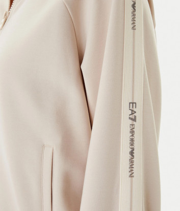 Спортивный костюм EA7 Emporio Armani 7W000979 AF12501 из эластичного трикотажа бежевый
