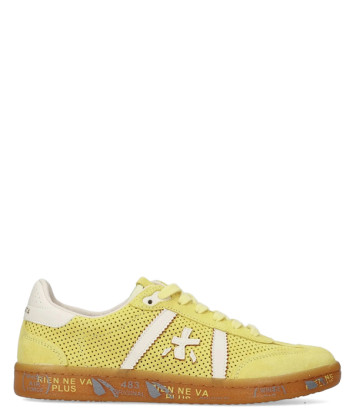 Замшевые кеды PREMIATA BONNIED 8035 желтые