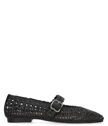 Плетені балетки з пряжкою BIBI LOU HAZEL 649Z69VK чорні