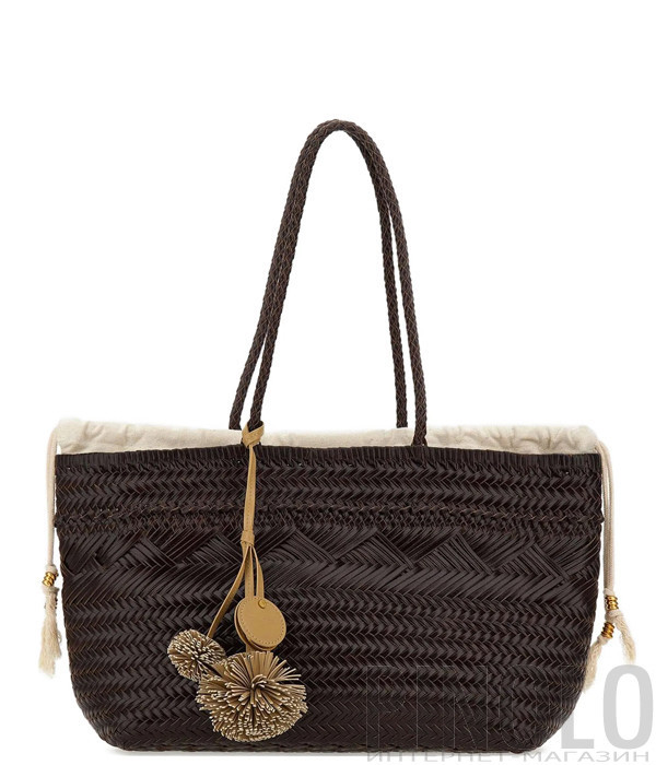 Сумка из легкой и современной кожи GIANNI CHIARINI Paloma 11372 шоколадная