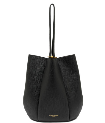 Шкіряна сумка GIANNI CHIARINI Lily 12001 має силует у формі квітки чорна